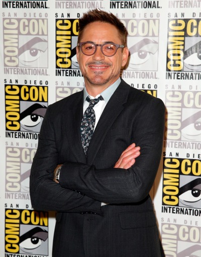 attends Marvel's Hall H Panel for "Avengers: Age Of Ultron" during Comic-Con International 2014 at San Diego Convention Center at  on July 26, 2014 in San Diego, California.