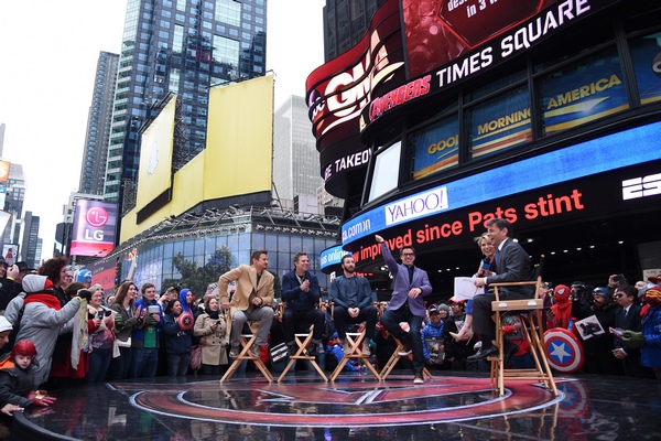 Marvel's Avengers: Age Of Ultron Takeover Times Square On Good Morning America