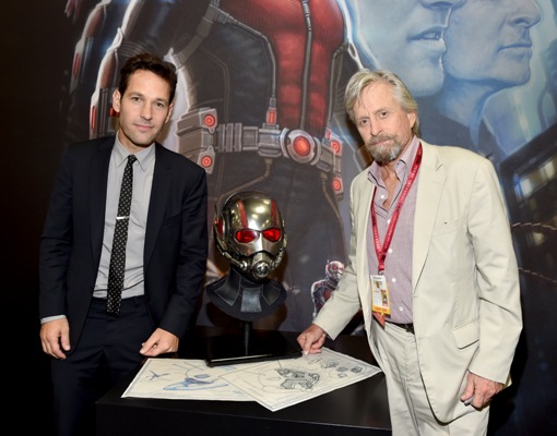 attends Marvel's "Ant-Man" Hall H Panel Booth Signing during Comic-Con International 2014 at San Diego Convention Center on July 26, 2014 in San Diego, California.