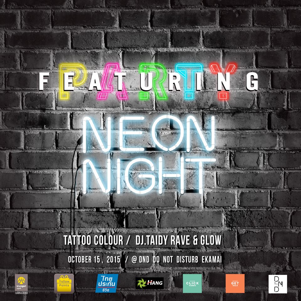Poster Featuring Party NEON NIGHTS