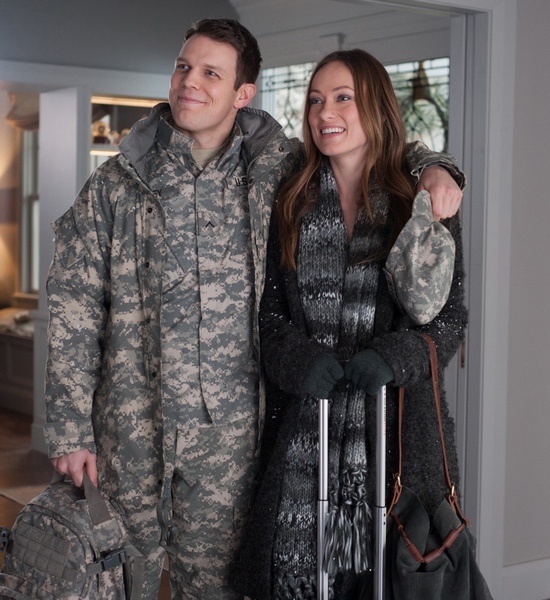 (Left to right) Jake Lacy and Olivia Wilde in LOVE THE COOPERS to be released by CBS Films and Lionsgate.