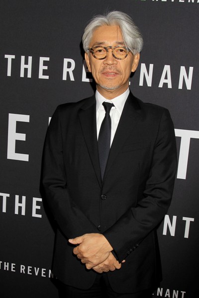 - New York, NY - 1/6/16 - Regency Enterprises and 20th Century Fox Present The New York Premiere of "The Revenant" -PICTURED: Ryuichi Sakamoto -PHOTO by: Dave Allocca/Starpix -FILENAME: DA_16_6003561.JPG -LOCATION: AMC LOEWS LINCOLN SQUARE IMAX Startraks Photo New York,  NY For licensing please call 212-414-9464  or email sales@startraksphoto.com Image may not be published in any way that is or might be deemed defamatory, libelous, pornographic, or obscene. Please consult our sales department for any clarification or question you may have. Startraks Photo reserves the right to pursue unauthorized users of this image. If you violate our intellectual property you may be liable for actual damages, loss of income, and profits you derive from the use of this image, and where appropriate, the cost of collection and/or statutory damages.