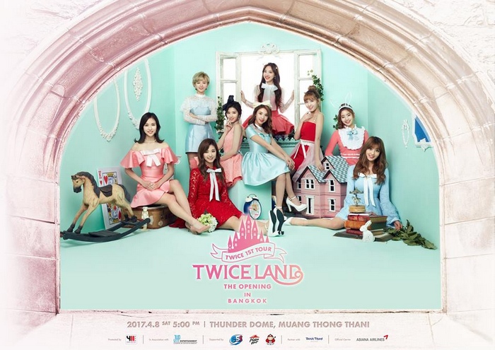 [Final Poster]  TWICE 1st TOUR 'TWICELAND' - THE OPENING - IN BANGKOK