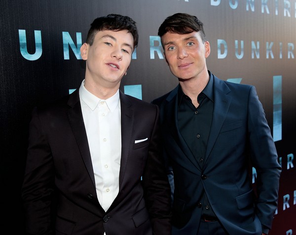 Cillian Murphy and Barry Keoghan pictured at the Dublin Premiere of the film Dunkirk at the Lighthouse Cinema,Dublin. Picture Brian McEvoy No repro fee