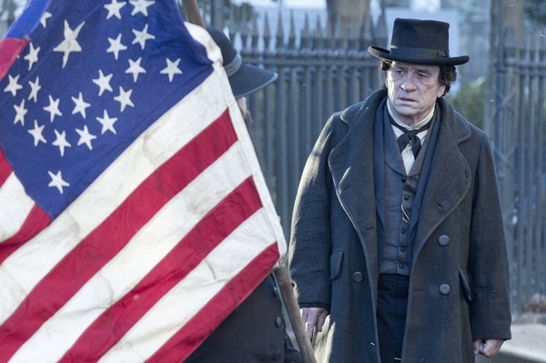 "LINCOLN" L-003542 Tommy Lee Jones portrays Representative Thaddeus Stevens, Republican of Pennsylvania and Chairman of the House Ways and Means Committee in this scene from director Steven Spielberg's drama "Lincoln" from DreamWorks Pictures and Twentieth Century Fox. Ph: David James © 2012 DreamWorks II Distribution Co., LLC and Twentieth Century Fox Film Corporation.  All Rights Reserved.